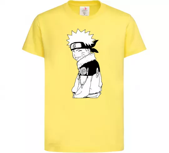 Детская футболка Наруто з язиком Лимонный фото