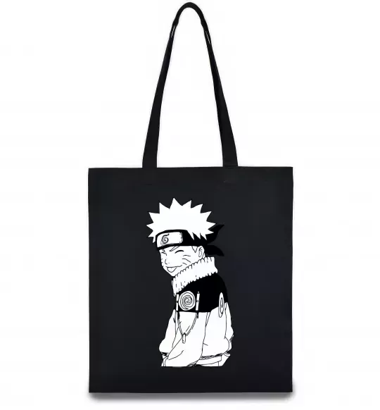 Эко-сумка Наруто з язиком Черный фото