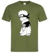 Чоловіча футболка Наруто з язиком Оливковий Чоловіча футболка Наруто з язиком Оливковий фото