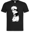 Чоловіча футболка Наруто з язиком Чорний Чоловіча футболка Наруто з язиком Чорний фото