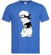 Чоловіча футболка Наруто з язиком Яскраво-синій Чоловіча футболка Наруто з язиком Яскраво-синій фото