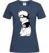 Жіноча футболка Наруто з язиком Темно-синій фото