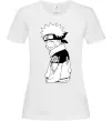 Жіноча футболка Наруто з язиком Білий фото