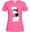 Жіноча футболка Наруто з язиком Яскраво-рожевий фото