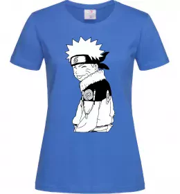 Жіноча футболка Наруто з язиком Яскраво-синій фото