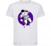Детская футболка Космонавт в круглом космосе Белый фото
