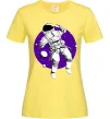 Жіноча футболка Космонавт в круглом космосе Лимонний Жіноча футболка Космонавт в круглом космосе Лимонний фото