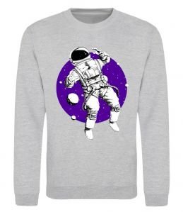 Свитшот Космонавт в круглом космосе
