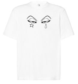 Футболка Оверсайз Аніме зірка сльоза