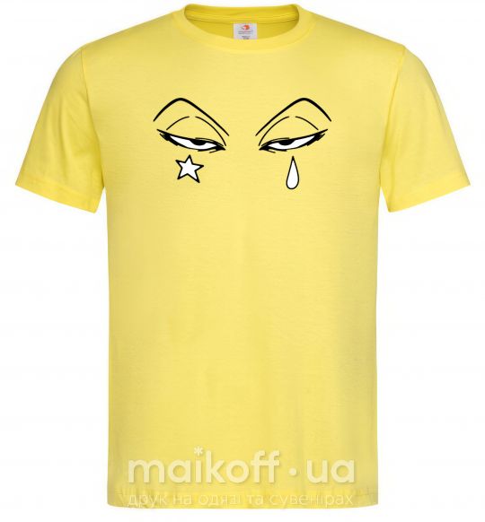 Мужская футболка Аниме звезда слеза Лимонный фото