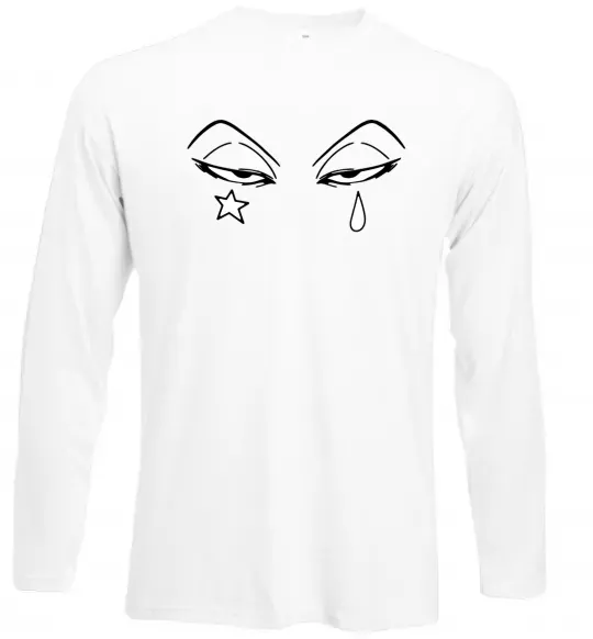 Лонгслив Аніме зірка сльоза Белый фото