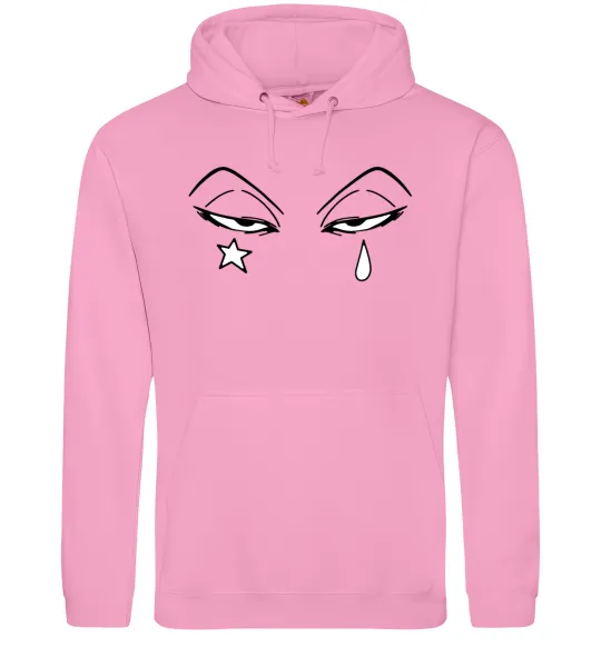 Женская толстовка (худи) Аніме зірка сльоза Розовый фото