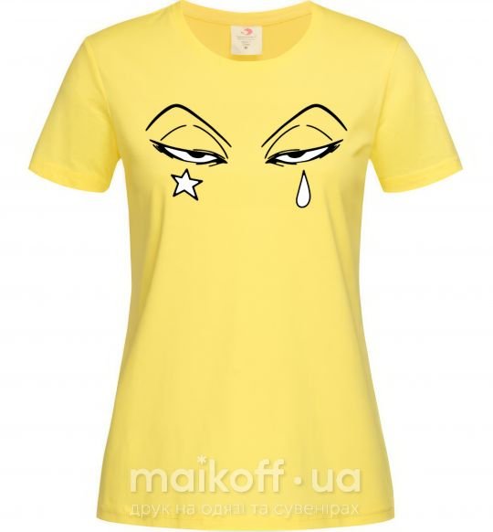 Жіноча футболка Аниме звезда слеза Лимонний фото