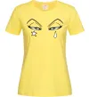 Женская футболка Аніме зірка сльоза Лимонный Женская футболка Аніме зірка сльоза Лимонный фото