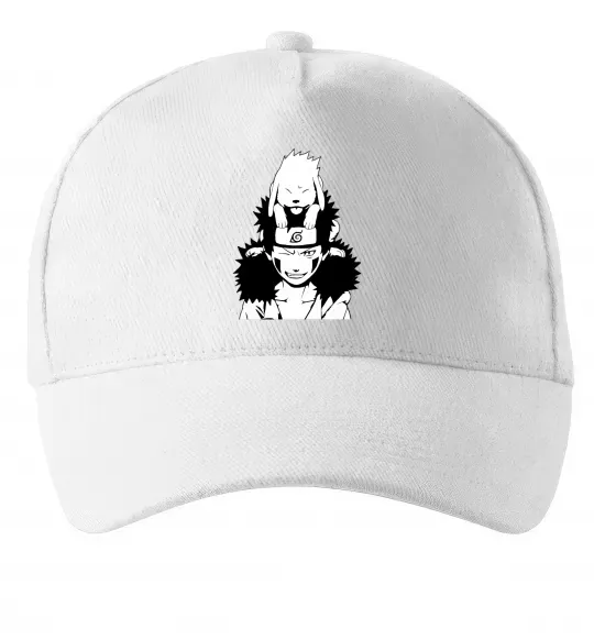 Кепка Аніме kiba з собакою Белый фото