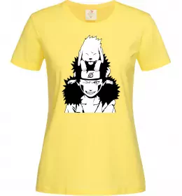 Жіноча футболка Аніме kiba з собакою Лимонний фото