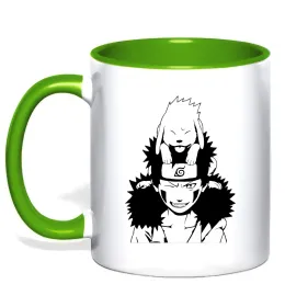 Чашка з кольоровою ручкою