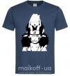Мужская футболка Аниме kiba с собакой Темно-синий фото