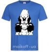 Мужская футболка Аниме kiba с собакой Ярко-синий фото