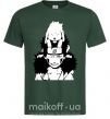 Мужская футболка Аниме kiba с собакой Темно-зеленый фото
