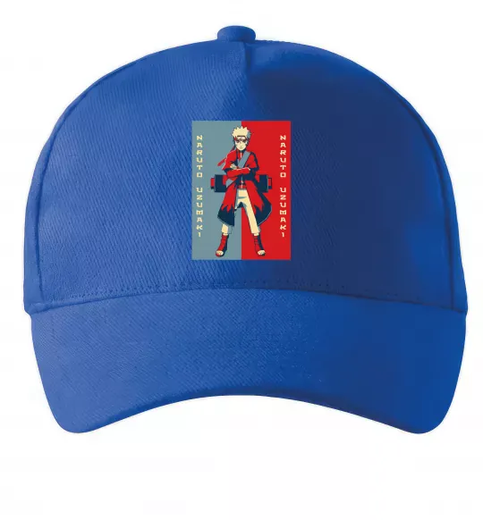 Кепка Наруто червоно-синій Яскраво-синій фото