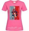 Женская футболка Наруто красно-синий Ярко-розовый фото