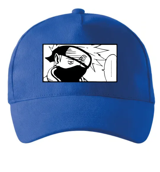 Кепка Кakashi точки Ярко-синий фото