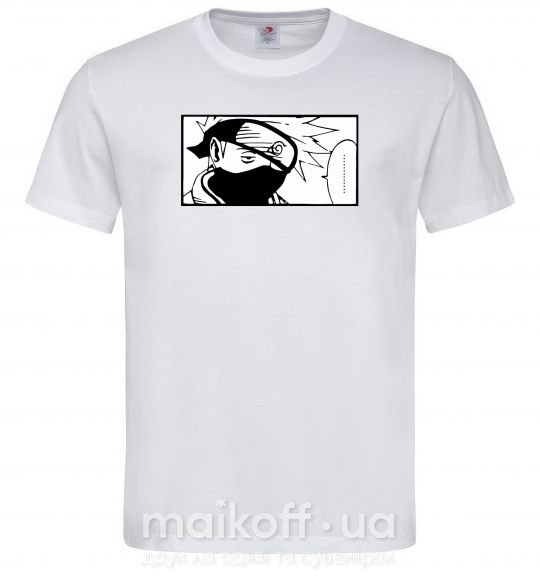 Мужская футболка Кakashi точки Белый фото