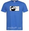 Мужская футболка Кakashi точки Ярко-синий фото