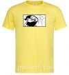 Мужская футболка Кakashi точки Лимонный фото
