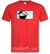 Мужская футболка Кakashi точки Красный фото