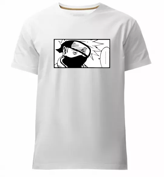 Чоловіча преміум футболка Кakashi точки Білий фото