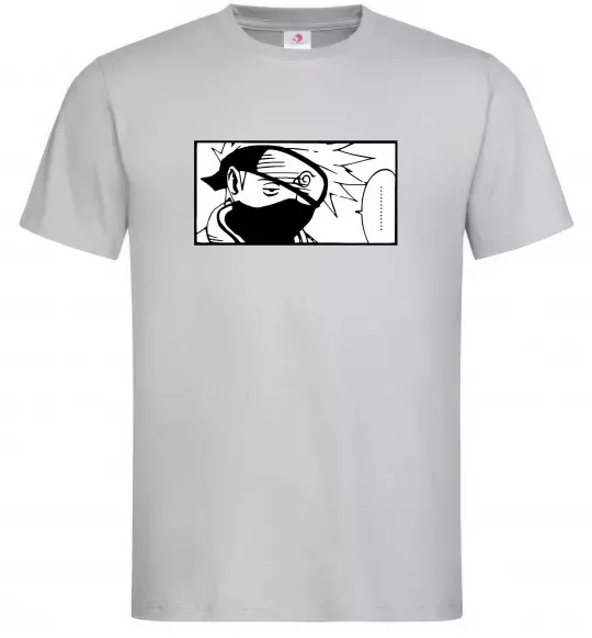 Мужская футболка Кakashi точки Серый фото