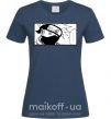 Женская футболка Кakashi точки Темно-синий фото