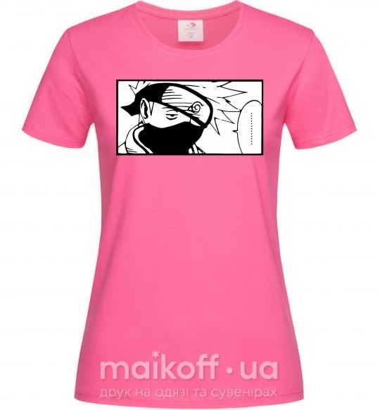 Женская футболка Кakashi точки Ярко-розовый фото