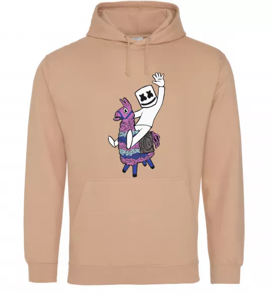 Жіноча толстовка (худі) Marshmello fortnite Пісочний фото