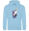 Жіноча толстовка (худі) Marshmello fortnite Блакитний фото