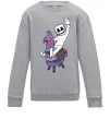 Дитячий світшот Marshmello fortnite Сірий меланж фото