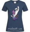 Женская футболка Marshmello fortnite Темно-синий фото
