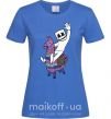 Жіноча футболка Marshmello fortnite Яскраво-синій фото
