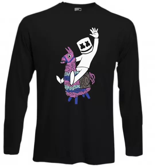 Лонгслив Marshmello fortnite Черный фото