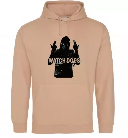 Чоловіча толстовка (худі) Watch Dogs Wrench Пісочний фото