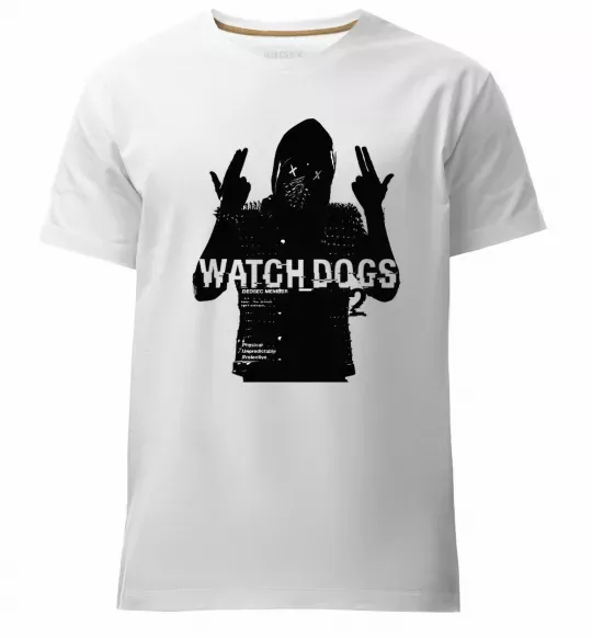 Мужская премиум футболка Watch Dogs Wrench Белый фото