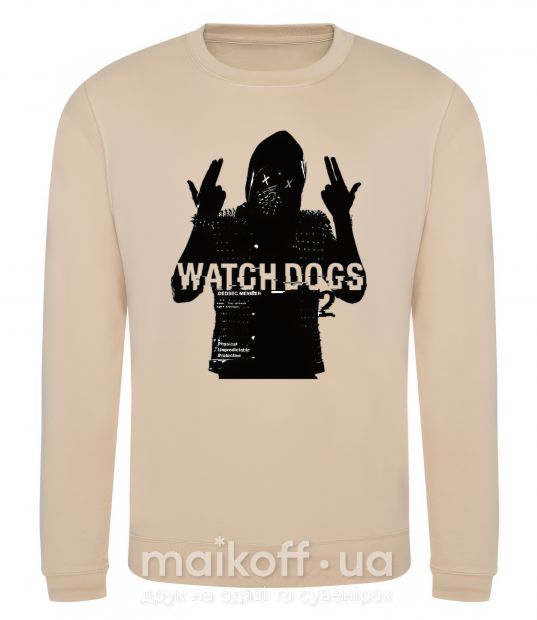 Світшот Watch Dogs Wrench Пісочний фото