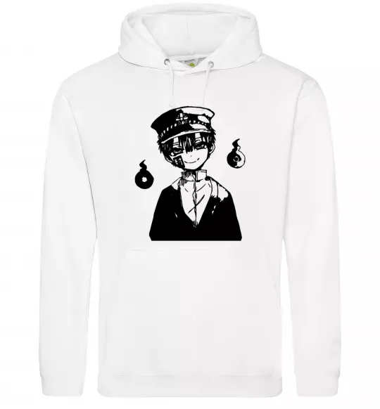 Чоловіча толстовка (худі) Hanako Toilet-Bound Білий фото