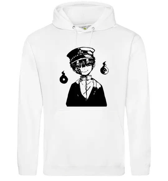 Женская толстовка (худи) Hanako Toilet-Bound Белый фото