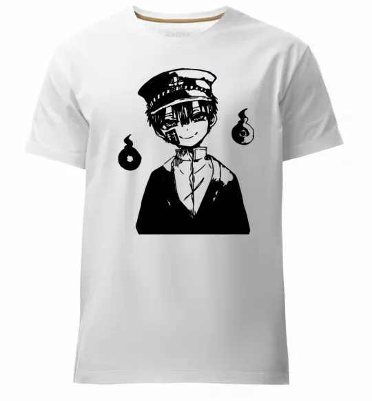 Мужская премиум футболка Hanako Toilet-Bound Белый фото