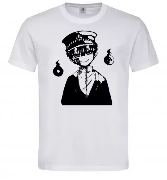 Мужская футболка Hanako Toilet-Bound Белый фото