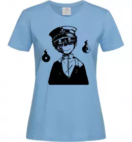 Женская футболка Hanako Toilet-Bound Голубой фото
