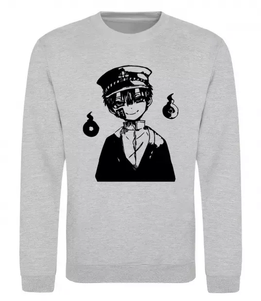 Свитшот Hanako Toilet-Bound Серый меланж фото